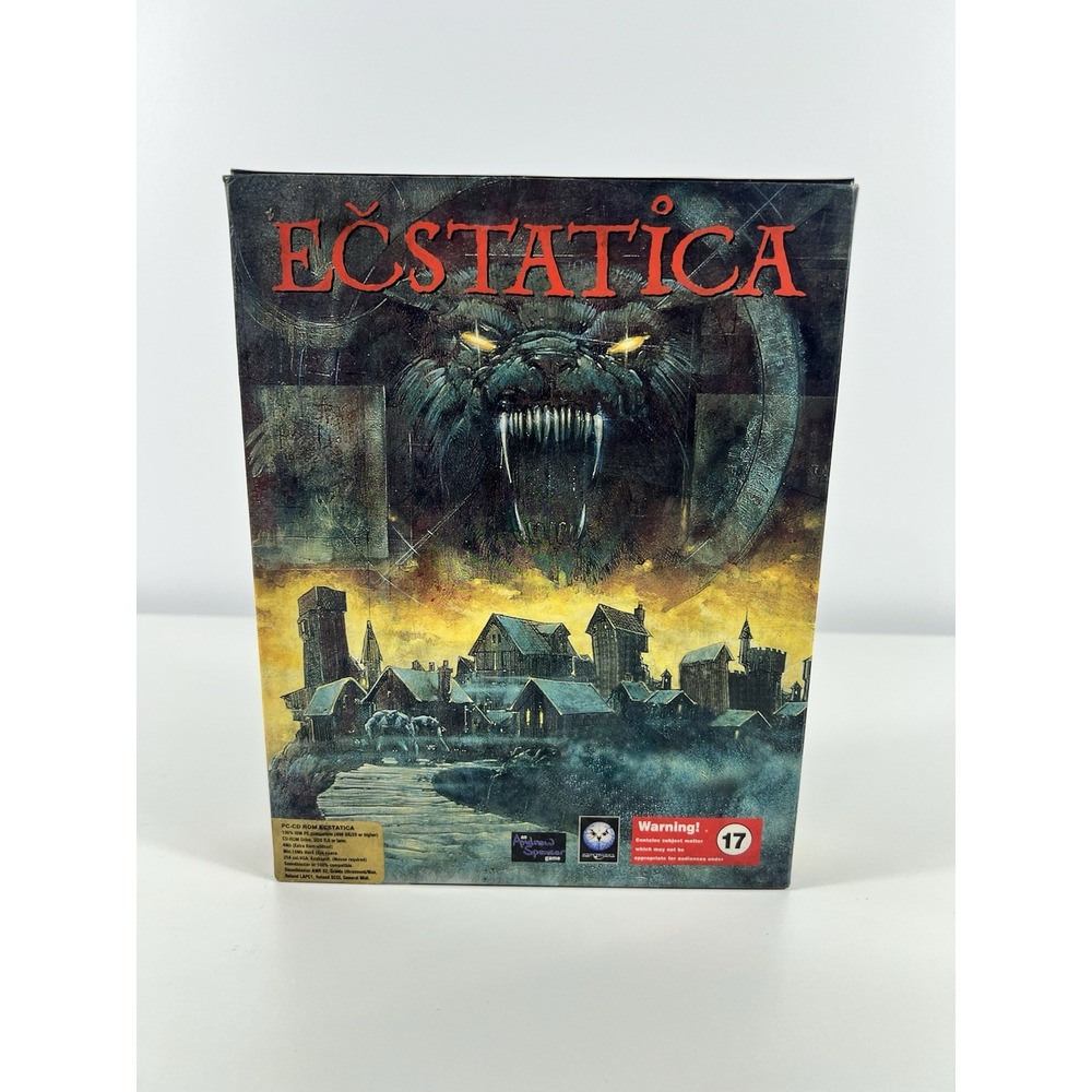 Ecstatica Big Box PC CD-ROM Vintage Horror Adventure Game 1994